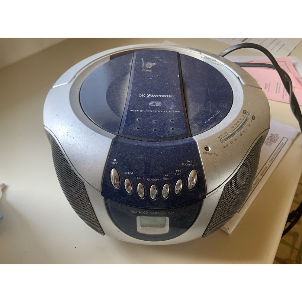 Emerson A.M./Fm Stereo Radio/Cd Player-Tested EUC